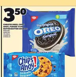 Independent City Market CHRISTIE OREO, CHIPS AHOY, FUDGEE-O OR NUTTER BUTTER COOKIES, 170-303 G offer