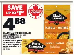 Independent City Market BLACK DIAMOND CHEESE BARS 400 G OR SHREDS 300-320 G OR PC SHREDS 250-320 G offer