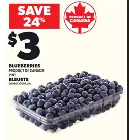 Independent City Market BLUEBERRIES, PINT offer