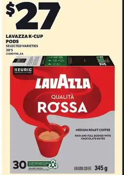 Independent City Market LAVAZZA K-CUP PODS, 30'S offer