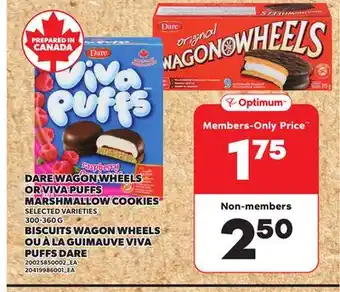 Independent City Market DARE WAGON WHEELS OR VIVA PUFFS MARSHMALLOW COOKIES, 300-360 G offer