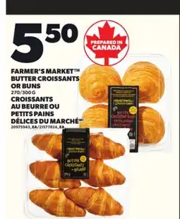Independent City Market FARMER'S MARKET BUTTER CROISSANTS OR BUNS, 270/300 G offer