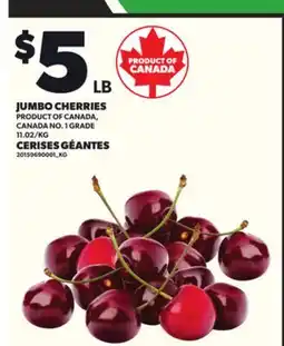 Independent City Market JUMBO CHERRIES offer