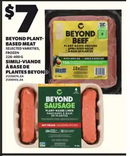 Independent City Market BEYOND PLANT- BASED MEAT, 226-400 G offer