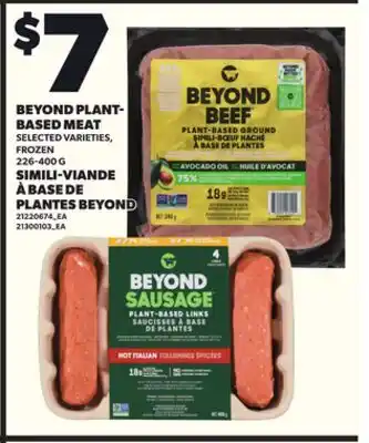 Independent City Market BEYOND PLANT- BASED MEAT, 226-400 G offer