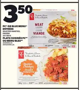 Independent City Market PC OR BLUE MENU ENTRÉES, 212-365G offer