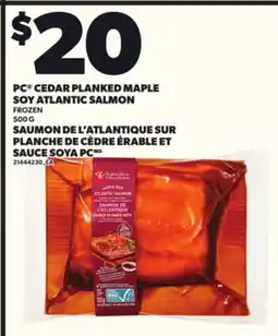 Independent City Market PC CEDAR PLANKED MAPLE SOY ATLANTIC SALMON, 500 G offer