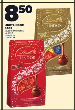 Independent City Market LINDT LINDOR BAGS, 141-153 G offer