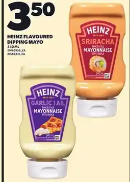 Independent City Market HEINZ FLAVOURED DIPPING MAYO, 340 ML offer