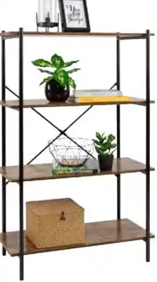 JYSK COLTON 4-tier Industrial-rustic shelving with matte offer