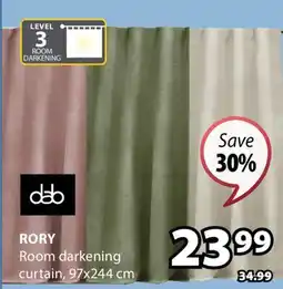 JYSK RORY curtain offer