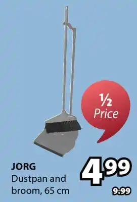 JYSK JORG Dustpan and broom offer