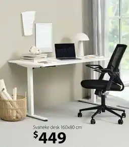 JYSK Svaneke Power adjustable office desks offer