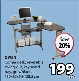 JYSK OWEN Corner desk offer