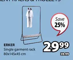 JYSK ERKER Single garment rack offer
