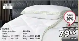 JYSK PANDA Duvet, medium Warm offer