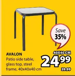 JYSK AVALON Patio side table offer