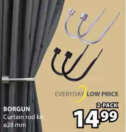 JYSK BORGUN Curtain rod kit offer