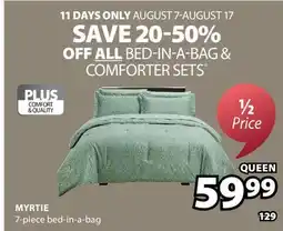 JYSK MYRTIE 7-piece bed-in-a-bag offer