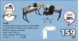 JYSK TYLER Modular desk offer