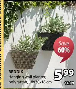 JYSK REDDIK Hanging wall planter offer