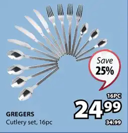 JYSK GREGERS Cutlery set, 16pc offer