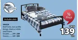 JYSK VAASA Bed frame, low-profile design offer