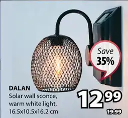 JYSK DALAN Solar wall sconce offer