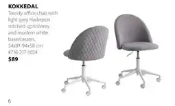 JYSK KOKKEDAL Trendy office chair with light offer