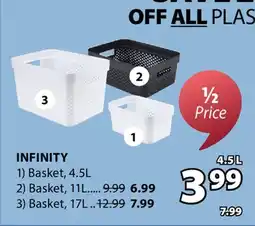 JYSK INFINITY Basket, 4.5L offer