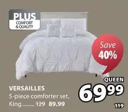 JYSK Versailles 5-piece comforter set offer