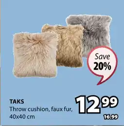 JYSK TAKS Throw cushion offer