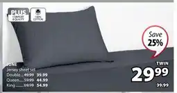 JYSK JUNE Jersey sheet set offer