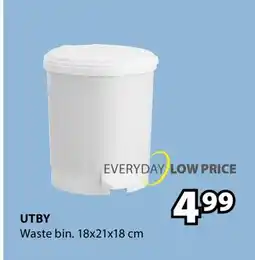 JYSK UTBY Waste bin offer