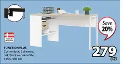 JYSK FUNCTION PLUS Corner desk offer