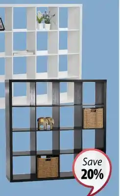 JYSK KEENE 16-cube bookcase/room divider offer