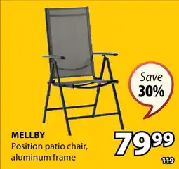 JYSK MELLBY Position patio chair offer