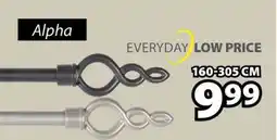 JYSK Alpha Curtain Rods offer