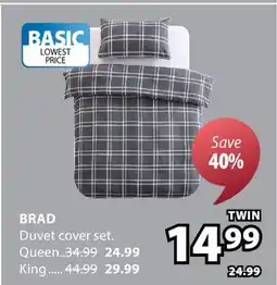 JYSK BRAD Duvet cover set offer