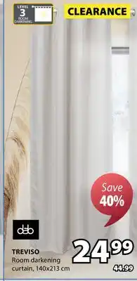 JYSK TREVISO Room darkening curtain offer