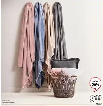 JYSK DRAGEHODE Throw, oversized fleece offer