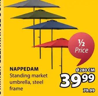 JYSK NAPPEDAM Standing market umbrella offer