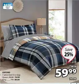 JYSK OXFORD 7-piece bed-in-a-bag offer