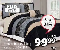 JYSK ERIK 8-piece bed-in-a-bag offer