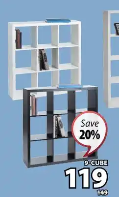 JYSK Keene 9 Cube Bookcase offer