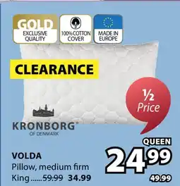 JYSK VOLDA Pillow Queen offer