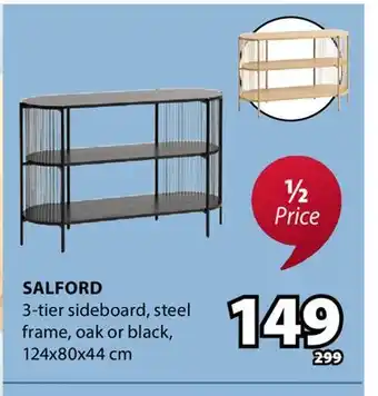 JYSK SALFORD 3-tier sideboard offer