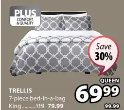 JYSK TRELLIS 7-piece bed-in-a-bag offer