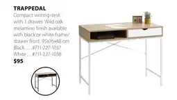 JYSK TRAPPEDAL Compact writing desk offer