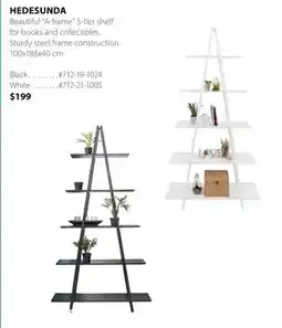 JYSK HEDESUNDA 5-tier shelf for books offer